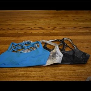 3 pack lululemon sport bras